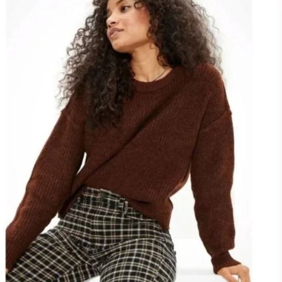 American Eagle Outfitters Sweaters - NEW American Eagle Wool Blend Chunky Sweater L